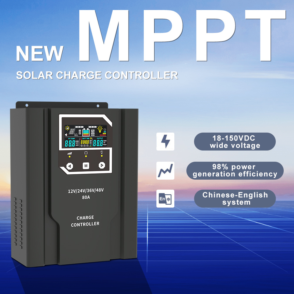 Smart Solar Charge Controller Dc 12v 24v 36v 48v 30a Mppt Solar Regulator
