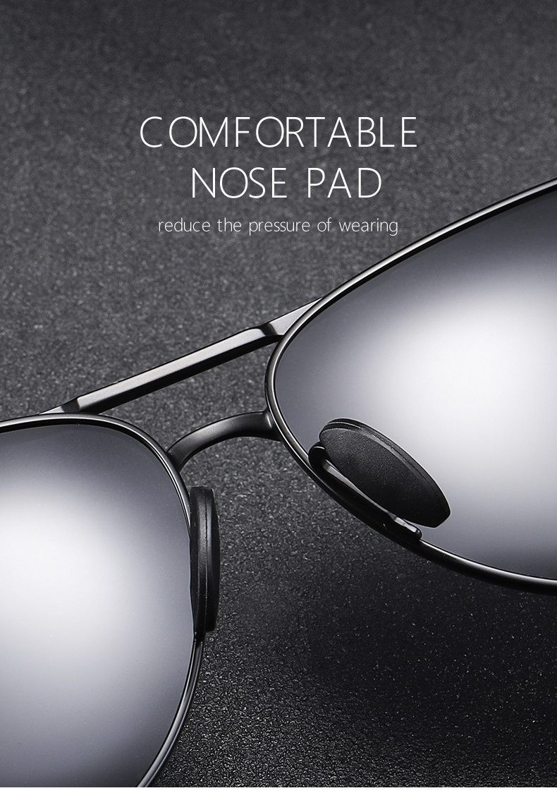 Ultra Lightweight Rectangular Polarized Stylish Sunglasses UV400 Protection
