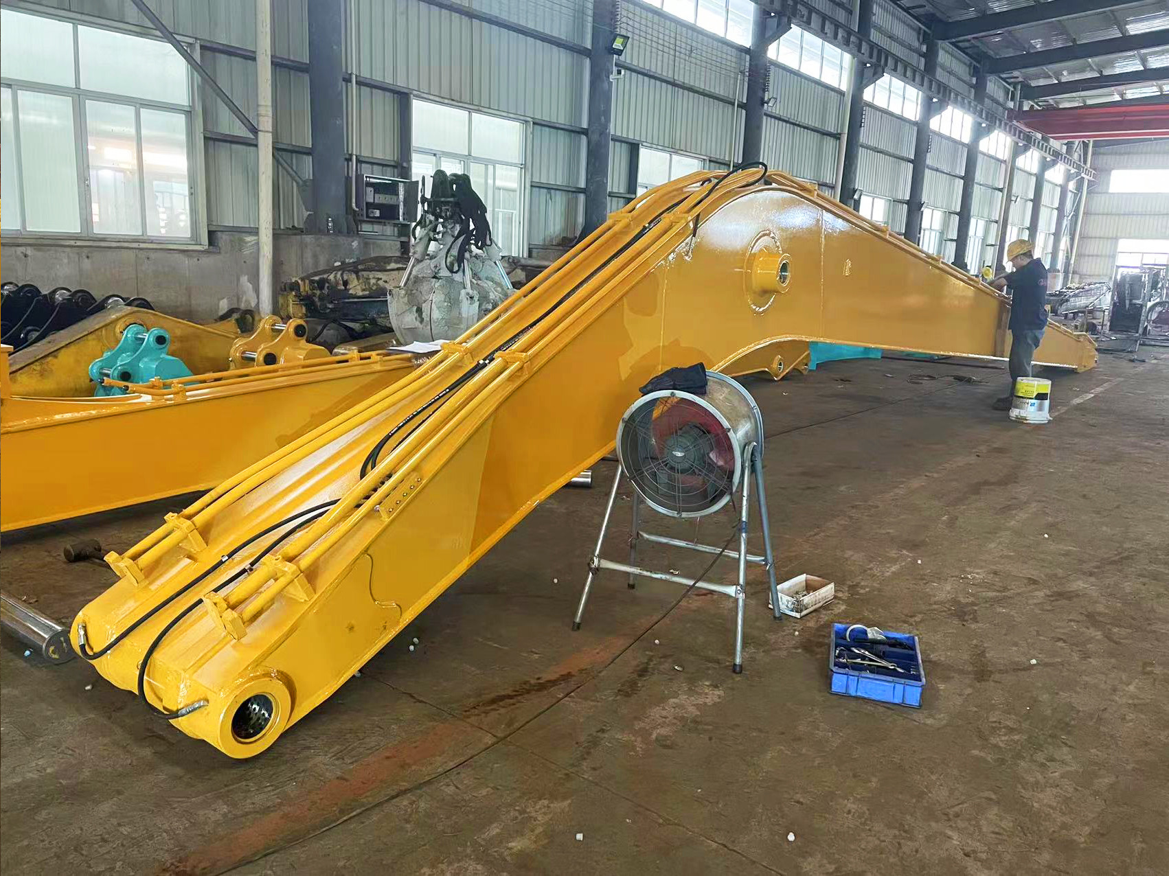 SY365 SY375 SY395 Long Boom Arm Multipurpose For 35-39 Ton Excavator