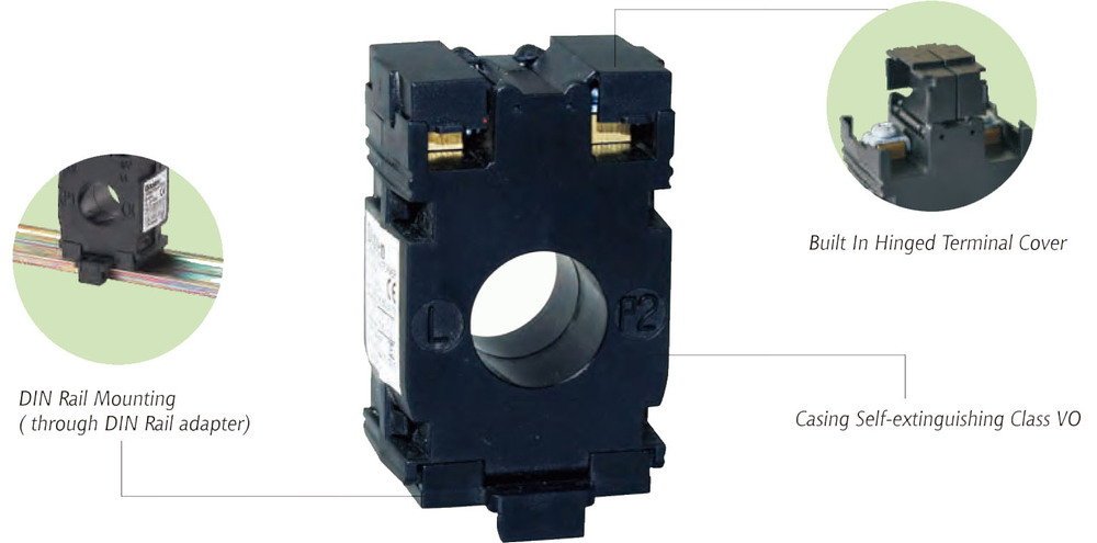 MINI Design DM-20 Plastic Case 300/5 Current Transformer For Air Conditioning