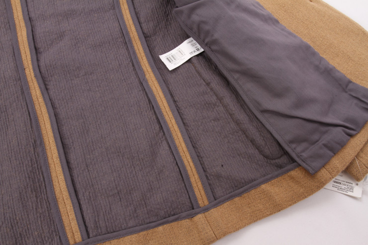 57% Cotton 43% Liene Ladies Casual Khaki Blazer