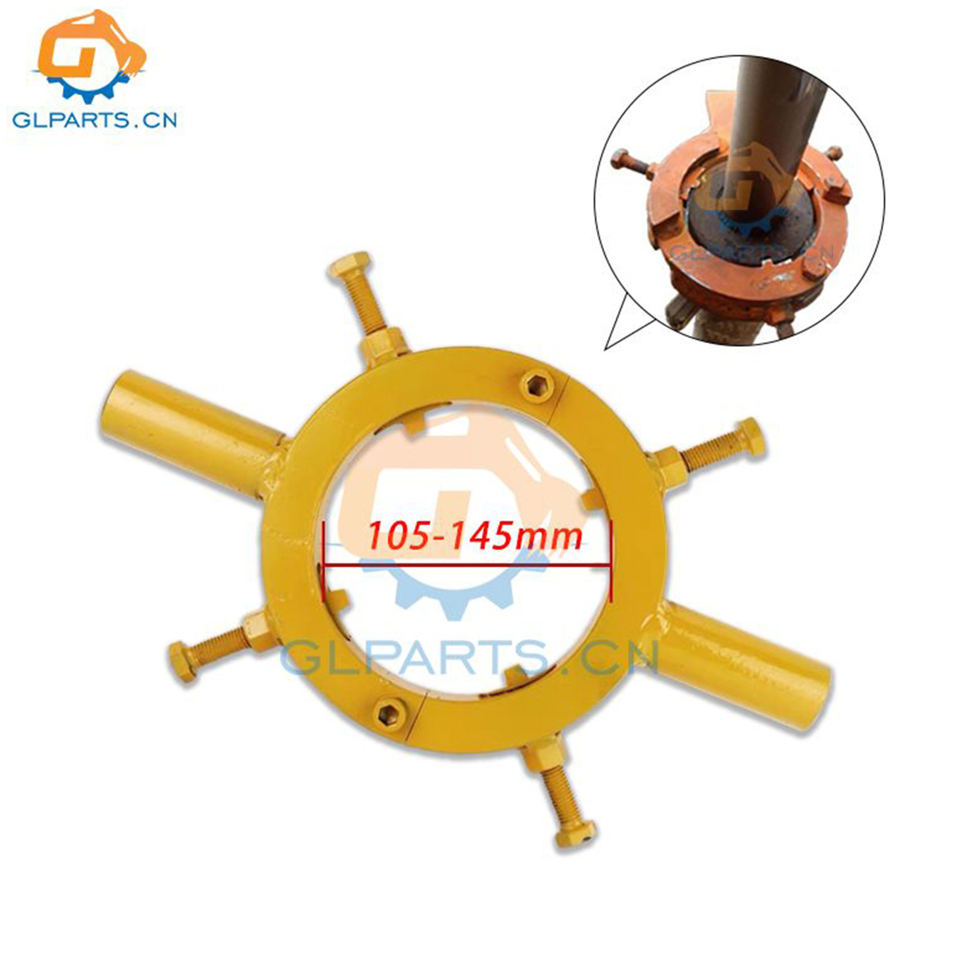 OEM Hydraulic Cylinder Gland Wrench Excavator Loader Hand Adjustable Repair Tool