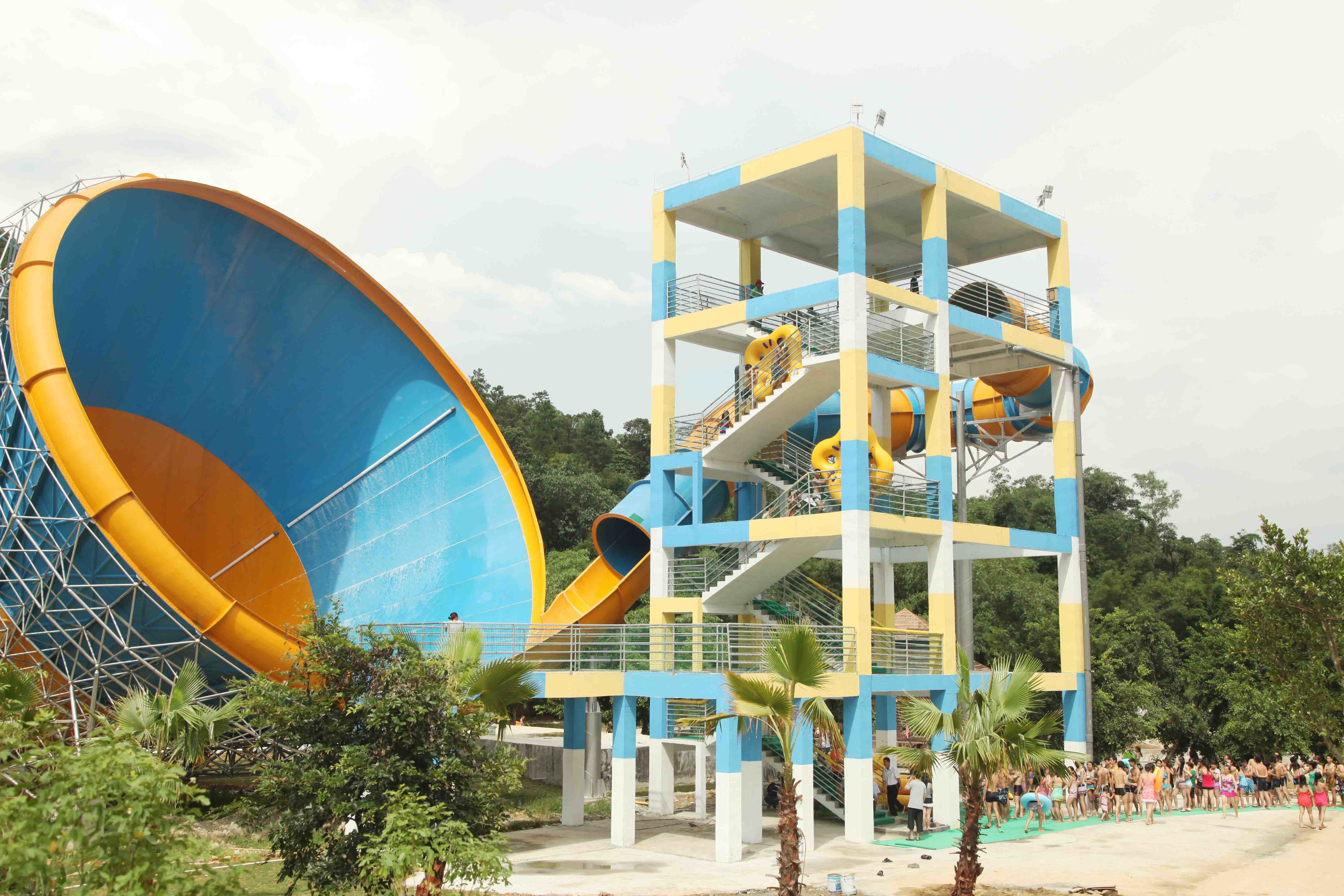 Best Quality Amusement Fiberglass Water Slide of Aqua Adventure Water Park