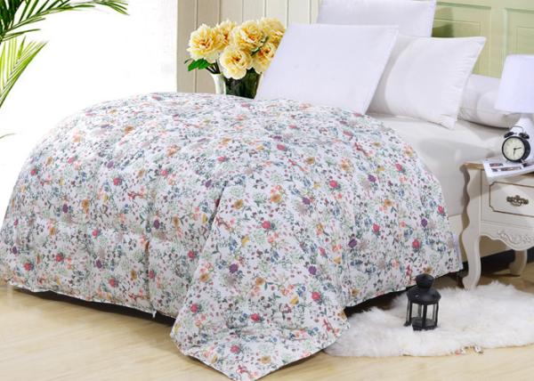 Quality Hotel Bedding SGS Sets Floral Boho Duck Down Duvet for sale