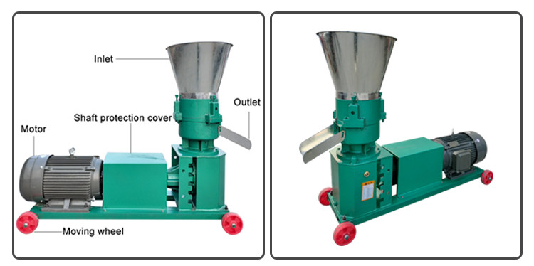 Animal Poultry Fish Feed Making Machine / Wood Pellet Making Machine