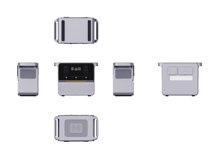 Lightweight 2400W Outdoor Portable Power Station Multipurpose With Wireless Charger