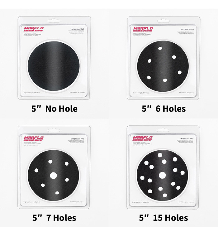 3 Inch 4 Inch Car Polishing Pads With Pu Backing Plate Rotary Polishers
