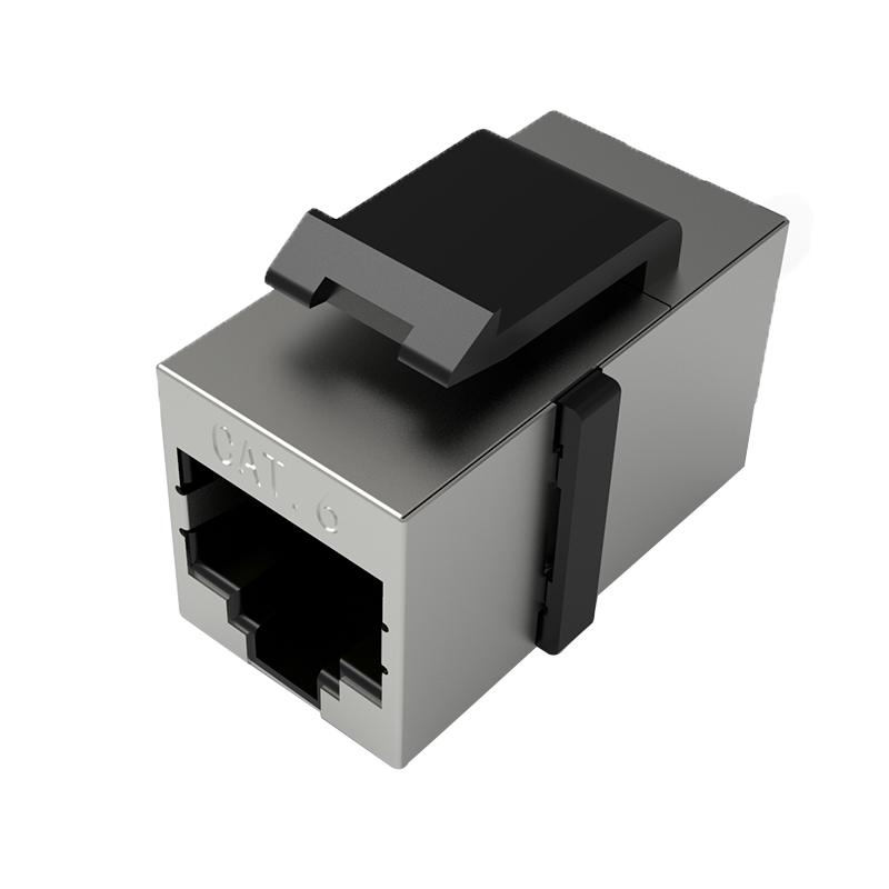 Cat6 Network Modular RJ45 Coupler Shield