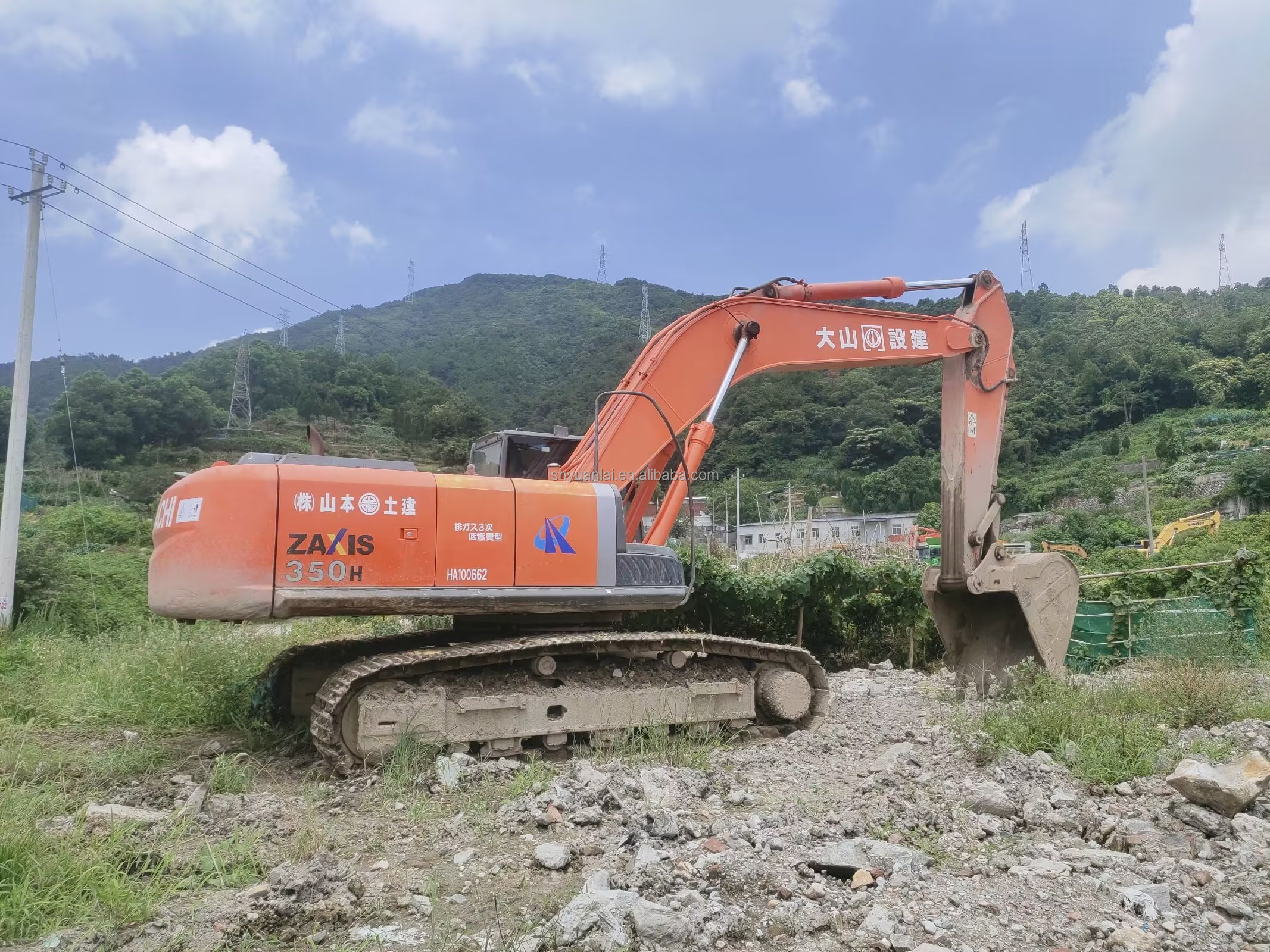 Hitachi ZX350 Used Hydraulic Crawler Excavator with Original Hydraulic Pump in Japan