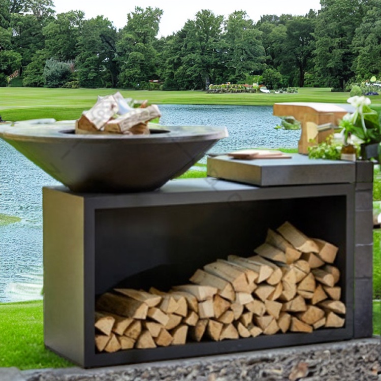 extra large steel bbq grill