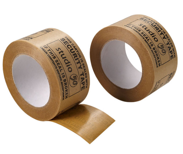 1000m Printed Self Adhesive Kraft Paper Gummed Tape for Carton Packing