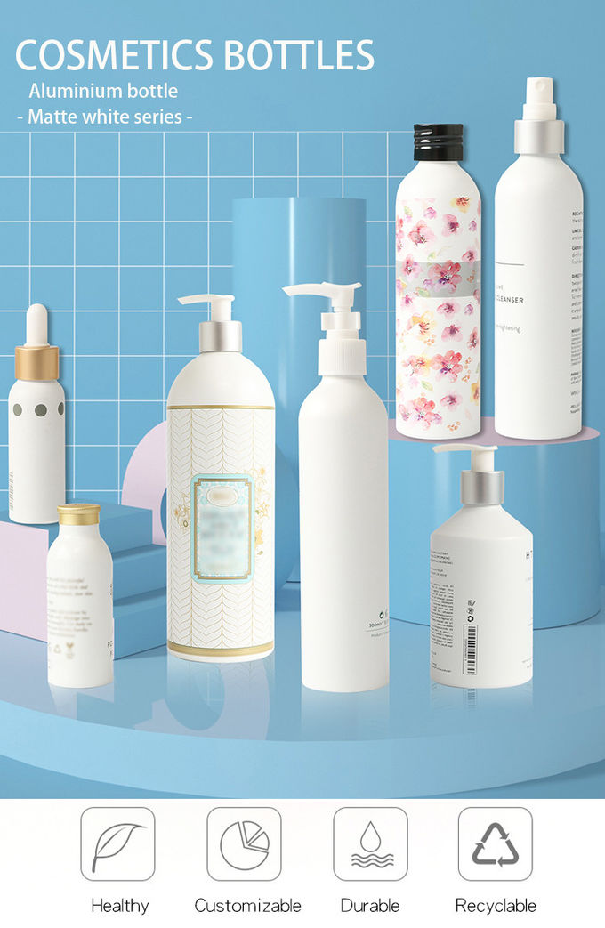 100ml 200ml 250ml 1000ml Screw Pump Refillable Shampoo Bottles