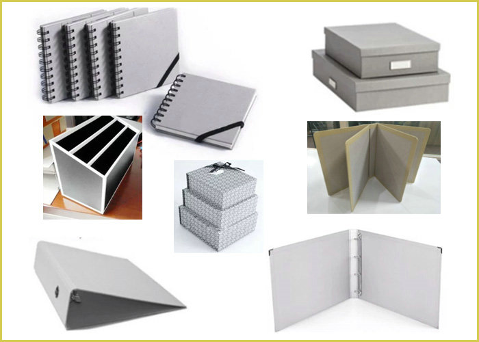 1mm 2mm 1200gsm Grey Paper Board For Book Cover Folding Resistance 70  x 100cm