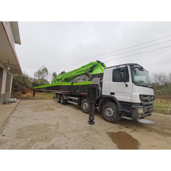 Concrete Pump Batching Plate Zoomlion 52meter Stationary Pump Truck 120m 178 Productivity