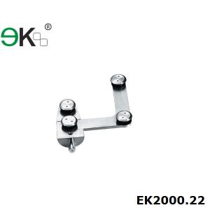Stainless steel flexible curve jacking glass shower door pivot hinge top pivot connector-EK2000.22