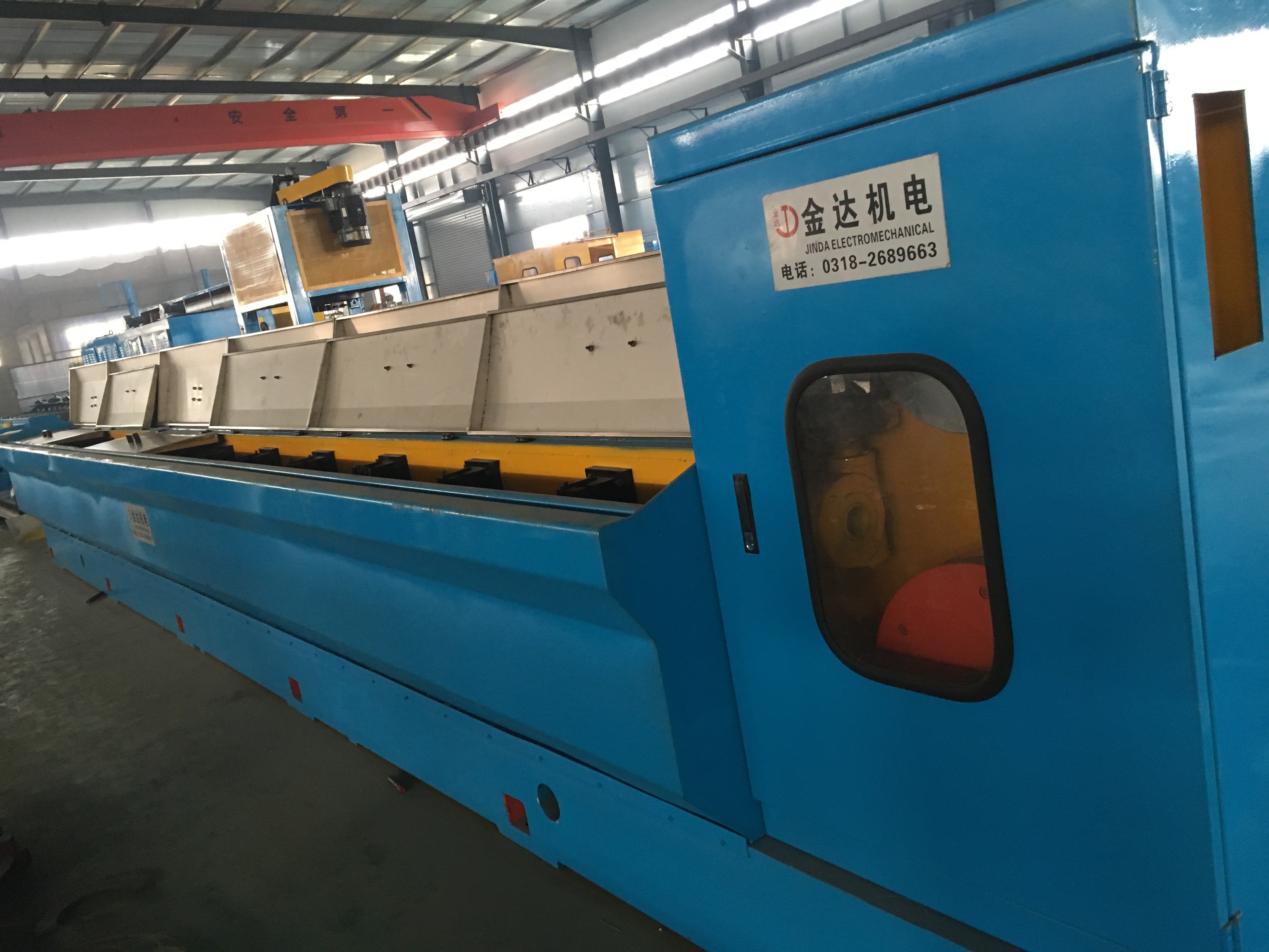 450-13D Sliding Copper Wire/Rod Drawing Machine 8-1.2mm With Double Sppoler