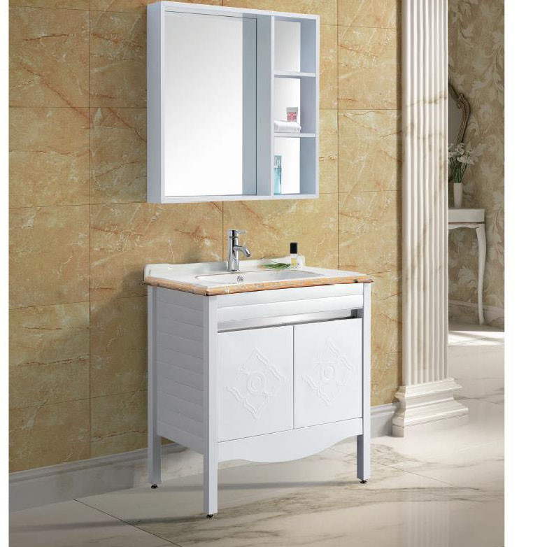 Modern Alunimun Bathroom Vanity/ all aluminum bathroom cabinet/Mirror Cabinet /DB-8121 800X460mm