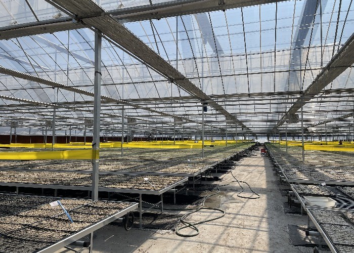 150-200micro Plastic Film Greenhouse Four Seasons With Whole System Flowers Vegetables Plants