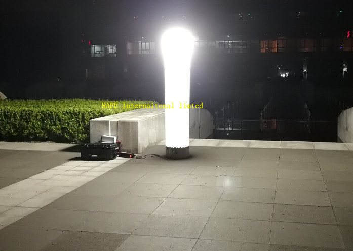 400W Inflatable Work Light Tower Neutral Cool White Anti Glare Lighting Tower