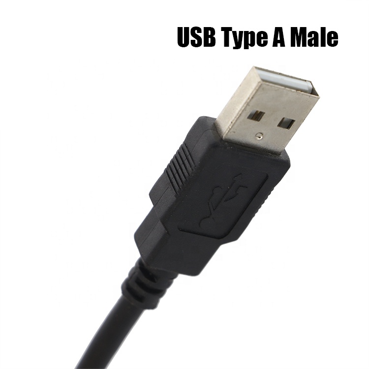 High Quality 90 Degree Right Angle USB B Male to USB A male Extension Printer Cable