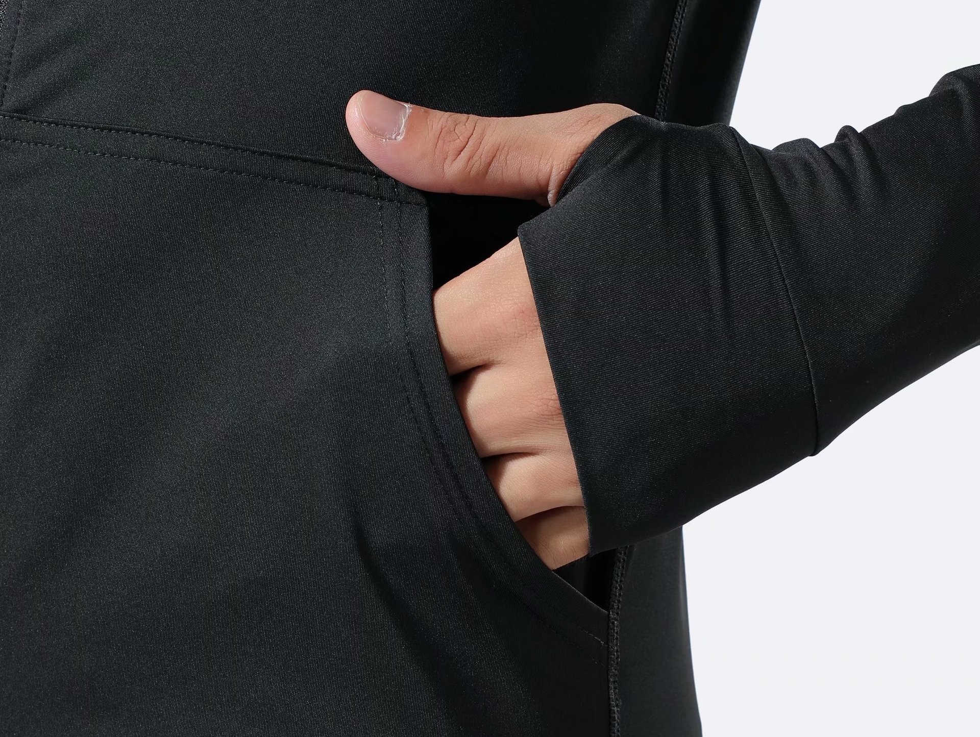 Fitness Men Gym Zipper Hoodies Pullover Breathable 100% Cotton Material For Adults