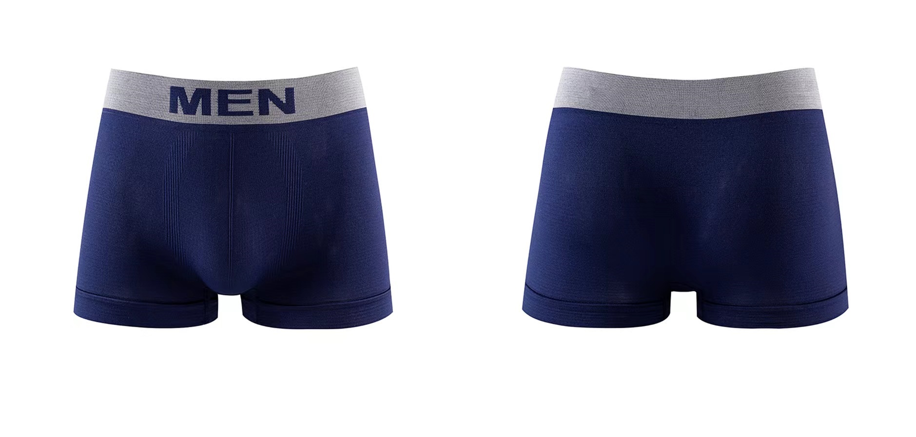 Men'S Printed Letter Underpants Mid Rise Boxer Shorts Nylon Brief Polyester Trunks Seamless