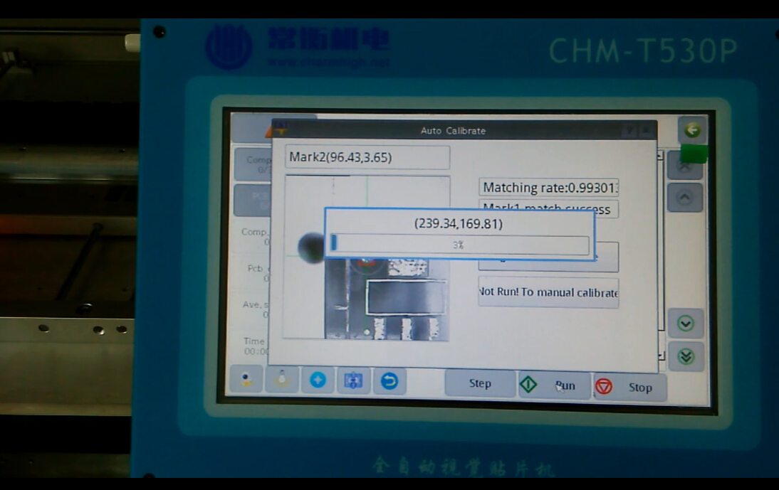 CHMT530P SMT Pick and Place Machine with Feeder , Surface Mount Technology