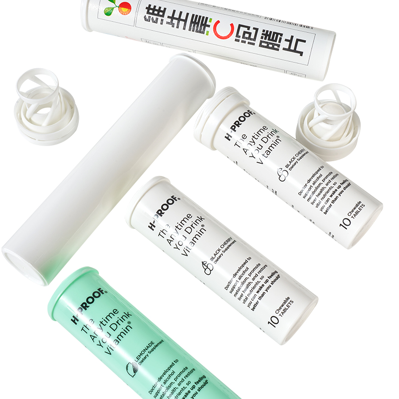 Product Private Label Effervescent Vitamin C Tube with Competitive and PP Collar Material