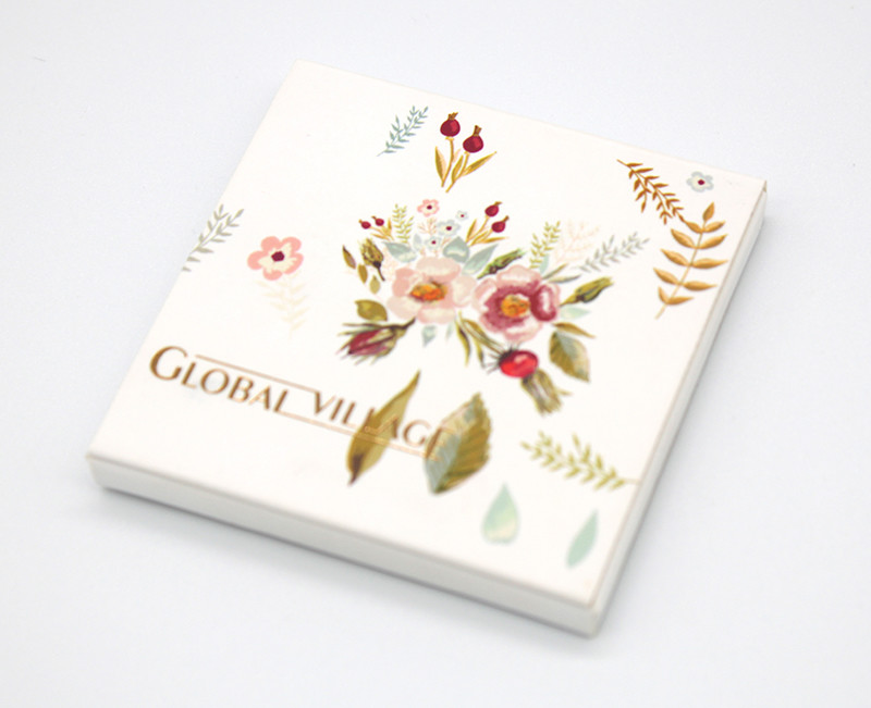 Flat Square Single Eyeshadow Packaging Envelopes With Transparent Window