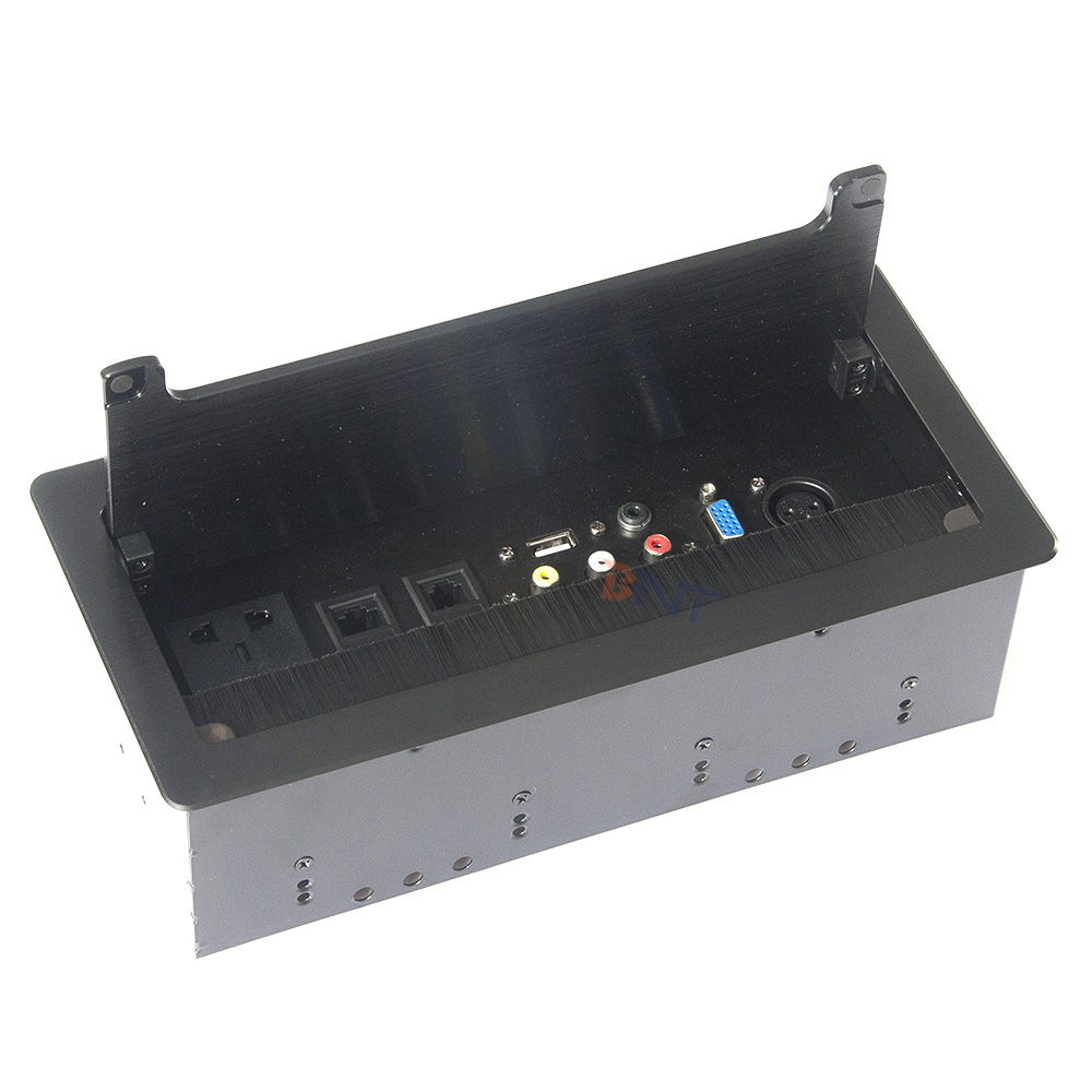 Factory Hot Sales flush mount electrical desktop power socket box