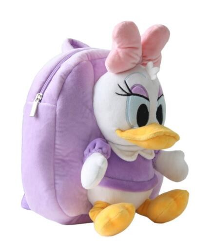 Purple Disney Daisy Plush School Bag , Personalized Backpacks With Logo Printing