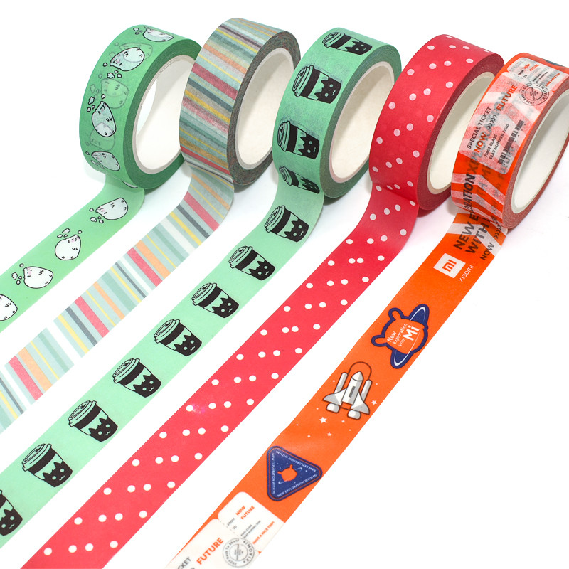 Easy Tear Skinny Cats Masking Washi Tape For Scrapbook Layouts Printed Masking Washi Tape