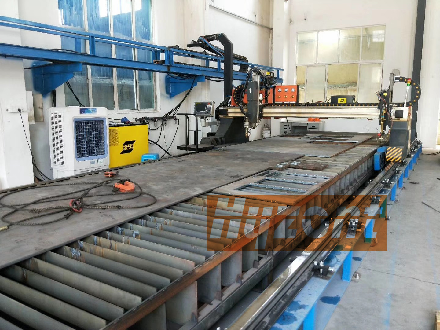 Annealed Gantry CNC Plasma Cutting Welding Machine With Triple Torch