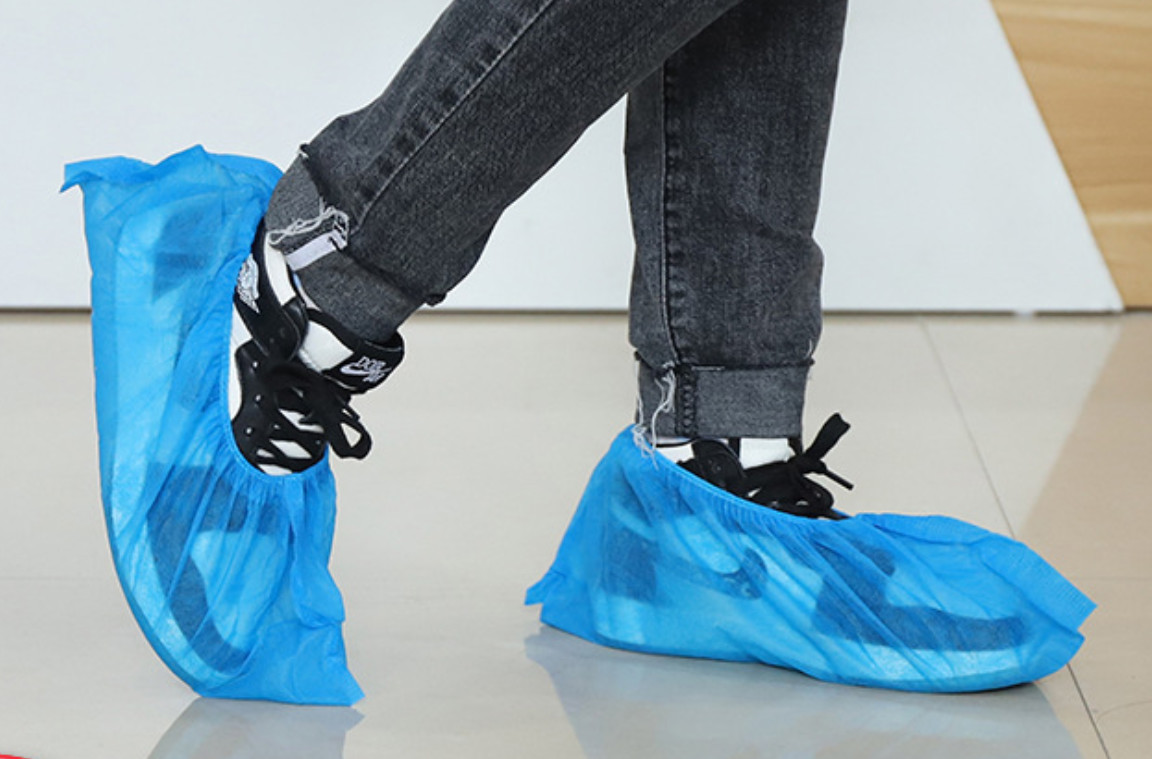 Non woven shoe cover automatic making machine 180pcs/min 220v