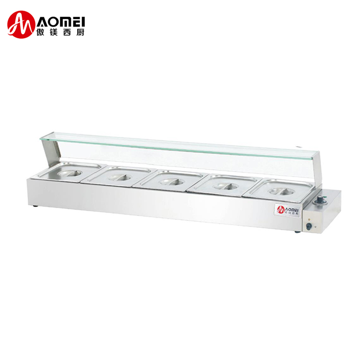 Stainless Steel Commercial Kitchen Equipment Five-Plate Electric Soup Pool Heater