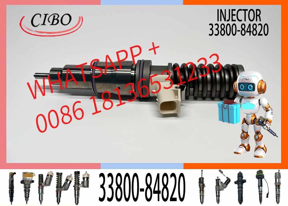 20929906 33800-84820 21379931 1677154 Excavator Fuel Injector Assembly Fuel Injector