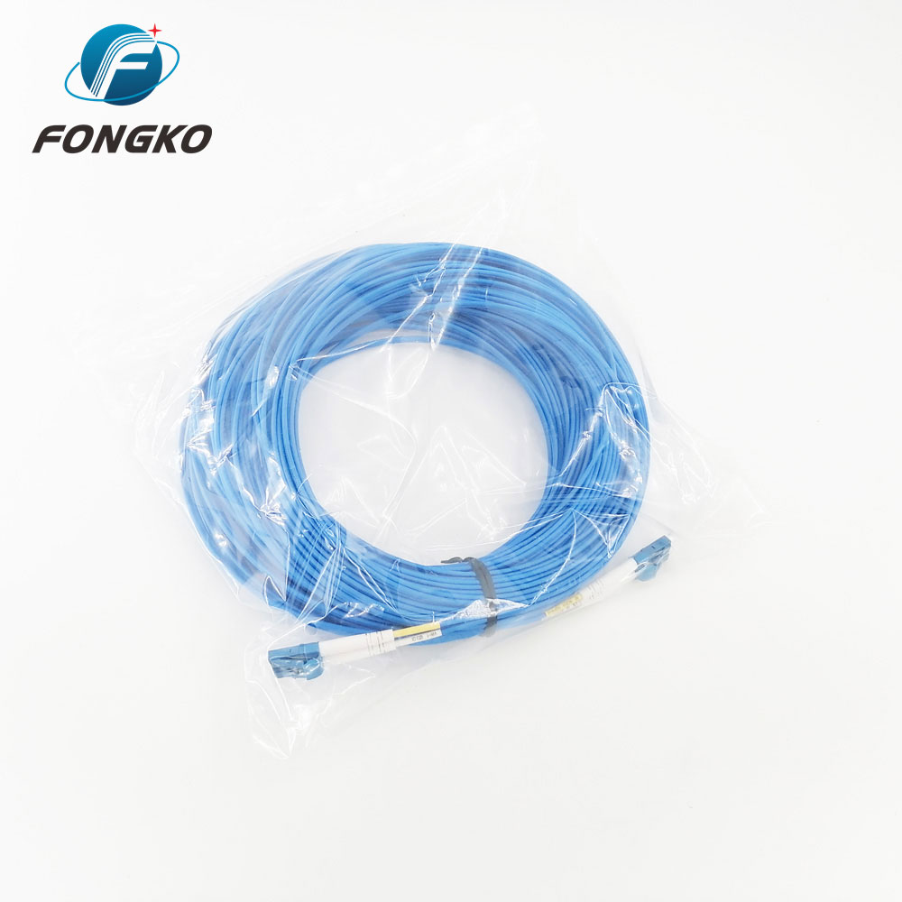 3m LC/UPC-LC/UPC Duplex Blue Fiber Optic Armored Patch Cord With Lszh Jacket