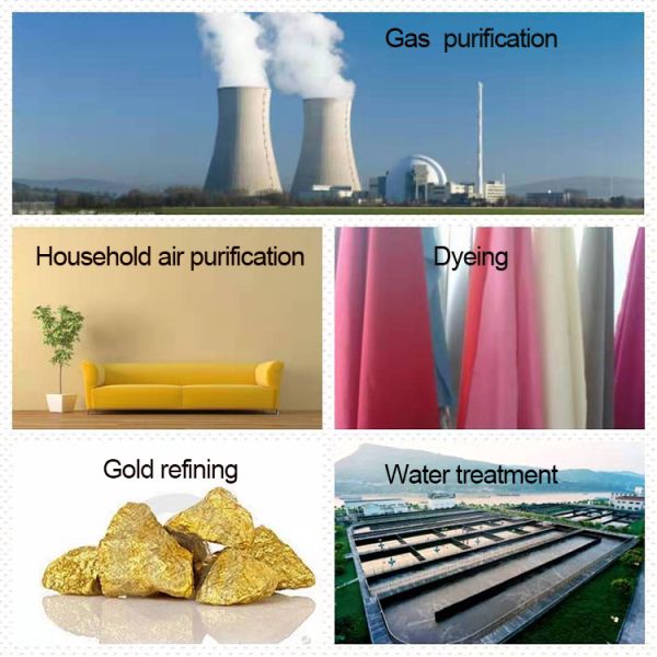 25 Kg Bags of Black Columnar Activated Carbon Catalyst for H2S and Acid Gas Removal Iodine 700-1200