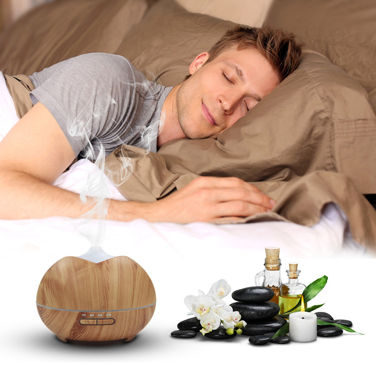 Multifunction Light Wood Grain Eessential Oil Diffuser