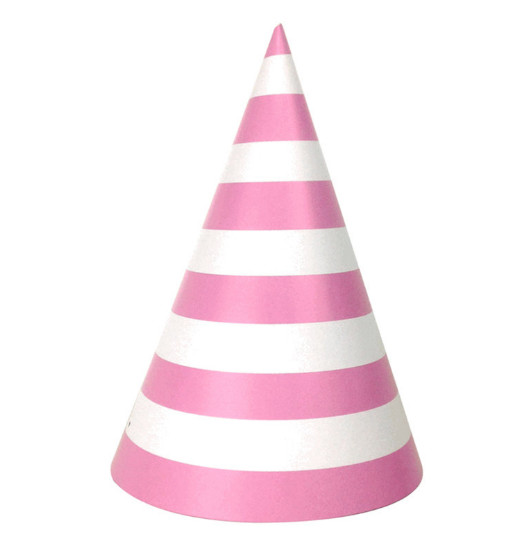 Hot birthday party paper hats printed polka dot wave pattern manufacturers custom printable loge