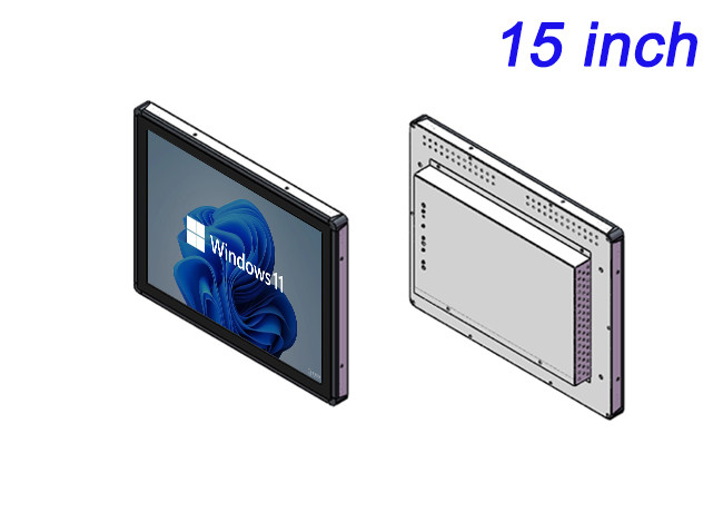 15-Inch Windows Embedded Screen for Transportation Displays, Security Systems, Warehouse Operations, and Vending Machines