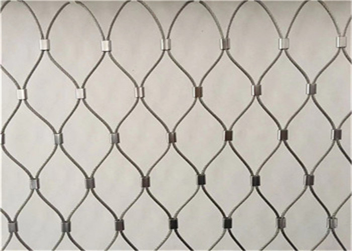Flexible Potato Grapes Wire Rope Trellis Stainless Steel Netting For Green Wall