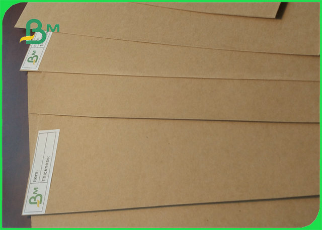 400gsm 450gsm 100% Virgin Solid Board Strong Brown Kraft paper For Hangbags