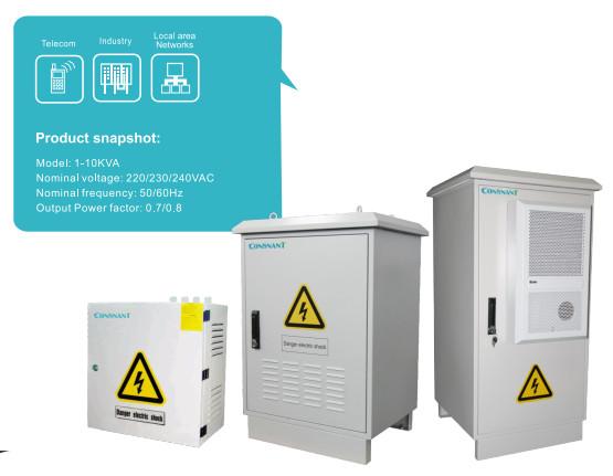 CNW 110 Series Integrated Outdoor Online UPS 1KVA 10KVA Sine Wave Duble