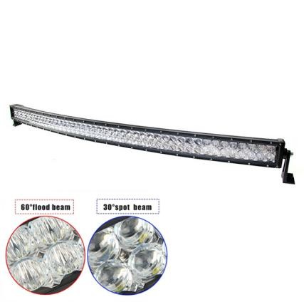54" 300W Double-row Curved 6000K Spot/ Flood/ Combo Car Lightbar for Off-road Truck ATV Vehicle