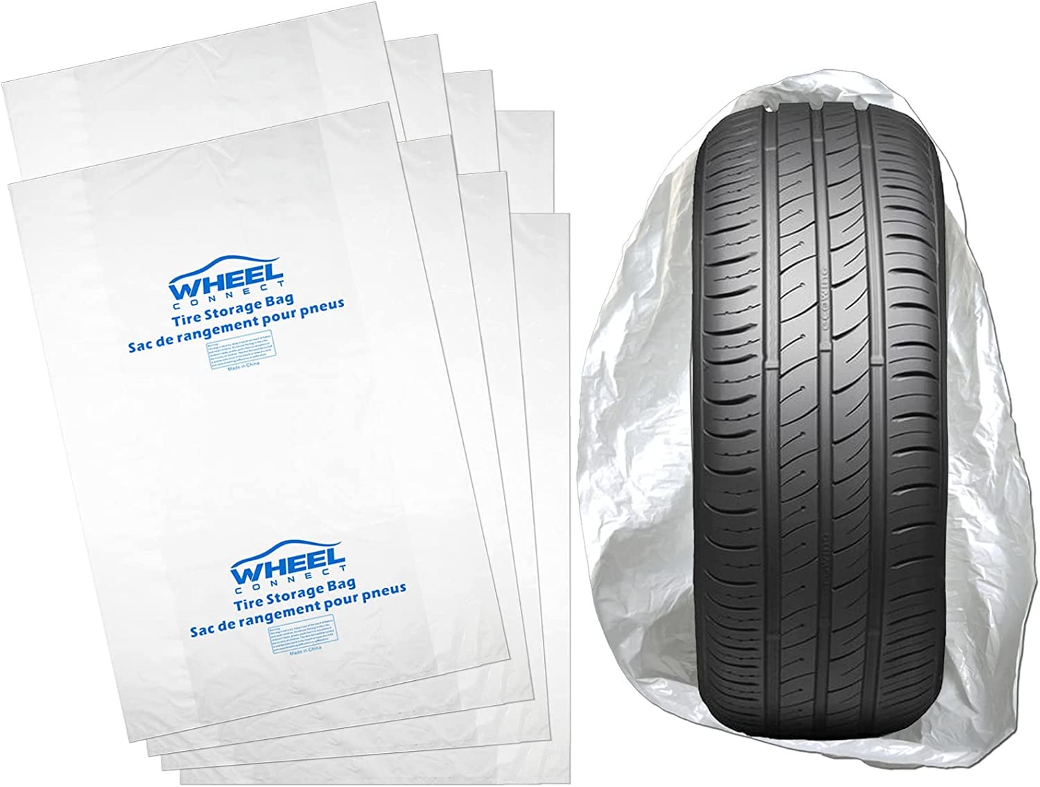 Heavy Duty Washable Tear Proof Car Tyre Storage Bags Black White Wheel Cover