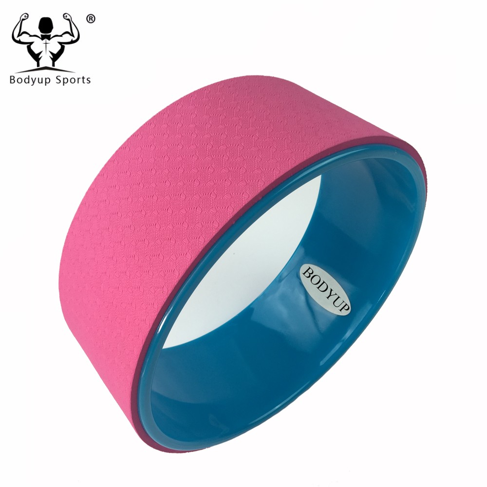 1.35kg Dharma Yoga Wheel For Beginners , Gym Yoga Equipment High Density TPE Foam