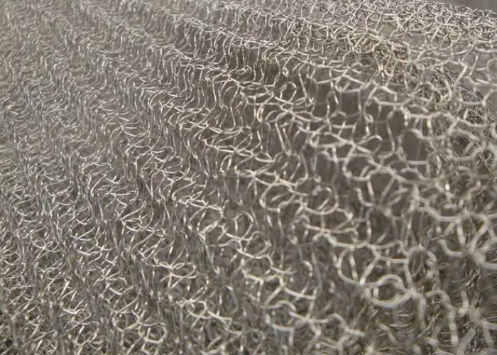 Air Filter Knitted Wire Mesh 0.12mm - 2.5mm Mechanical Exhaust Purification ROHS Certified