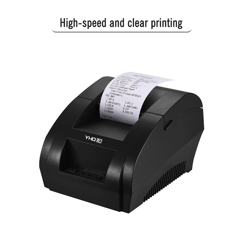 Small 58mm Thermal Printer USB Support ESC POS Windows Linux System