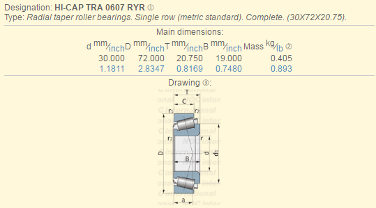 KOYO Cheap Price TRA0607 Conical Roller Bearing TRA0607RYR TRA0607 RYR Tapered Roller Bearing